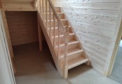 Фото со стройплощадок - Каркасный дом 7,5х7,5 м.
