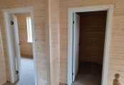 Фото со стройплощадок - Каркасный дом 7,5х7,5 м.