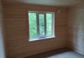 Фото со стройплощадок - Каркасный дом 7,5х7,5 м.