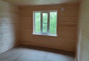 Фото со стройплощадок - Каркасный дом 7,5х7,5 м.