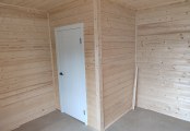 Фото со стройплощадок - Каркасный дом 7,5х7,5 м.
