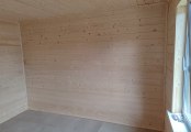 Фото со стройплощадок - Каркасный дом 7,5х7,5 м.