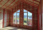 Фото со стройплощадок - Каркасный дом 8,5х13 м.