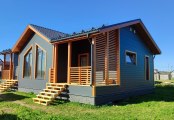 Фото со стройплощадок - Каркасный дом 8,5х13 м.