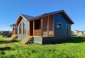 Фото со стройплощадок - Каркасный дом 8,5х13 м.
