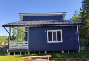 Фото со стройплощадок - Каркасный дом 9х12 м.
