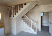 Фото со стройплощадок - Каркасный дом 9х12 м.