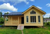 Фото со стройплощадок - Каркасный дом 9х10 м.