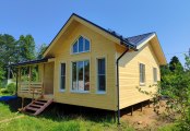 Фото со стройплощадок - Каркасный дом 9х10 м.