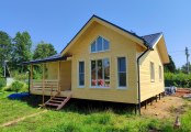 Фото со стройплощадок - Каркасный дом 9х10 м.