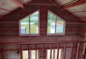 Фото со стройплощадок - Каркасный дом 7х8 м.