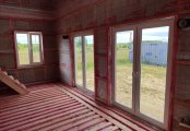 Фото со стройплощадок - Каркасный дом 7х8 м.