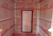 Фото со стройплощадок - Каркасный дом 7х8 м.