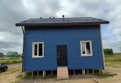 Фото со стройплощадок - Каркасный дом 7х8 м.