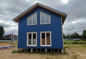 Фото со стройплощадок - Каркасный дом 7х8 м.