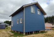 Фото со стройплощадок - Каркасный дом 7х8 м.