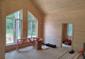 Фото со стройплощадок - Каркасный дом 8х10 м.