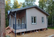 Фото со стройплощадок - Каркасный дом 8х10 м.