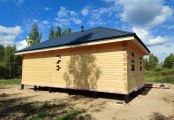 Фото со стройплощадок - Дом из бруса 6х10 м.