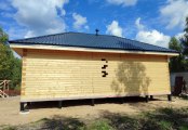 Фото со стройплощадок - Дом из бруса 6х10 м.