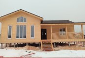 Фото со стройплощадок - Каркасный дом 12х10 м.