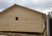 Фото со стройплощадок - Дом из бруса 9х9 м.