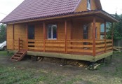 Фото со стройплощадок - Каркасный дом 7х10 м.