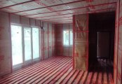 Фото со стройплощадок - Каркасный дом 7,5х12 м. 