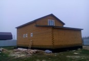 Фото со стройплощадок - Дом 7x9 м. с гаражом 4x7 м.
