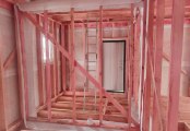 Фото со стройплощадок - Каркасный дом 8х11 м.