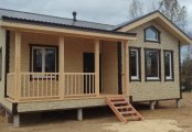 Фото со стройплощадок - Каркасный дом 8,5х9 м.