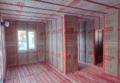 Фото со стройплощадок - Каркасный дом 7,5х12 м. 