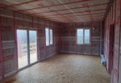 Фото со стройплощадок - Каркасный дом 10х10 м.