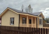 Фото со стройплощадок - Каркасный дом 8,5х9 м.