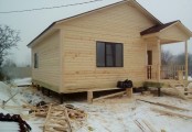 Фото со стройплощадок - Баня по проекту Б-20