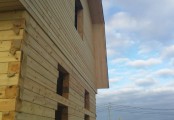 Фото со стройплощадок - Дом из бруса 6х9 м.