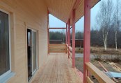 Фото со стройплощадок - Каркасный дом 10х10 м.