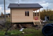 Фото со стройплощадок - Дом по проекту К-51 и баня