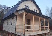 Фото со стройплощадок - Каркасный дом 7х11 м.