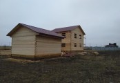 Фото со стройплощадок - Дом по проекту Д-63 и баня