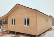Фото со стройплощадок - Каркасный дом 12х10 м.
