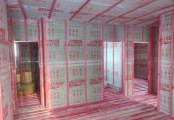 Фото со стройплощадок - Каркасный дом 10х10 м.