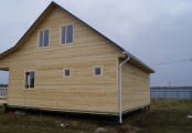 Фото со стройплощадок - Дом 8x10 м.