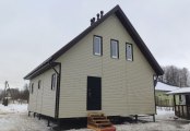 Фото со стройплощадок - Каркасный дом 8х11 м.