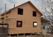 Фото со стройплощадок - Каркасный дом 8,5х8,5 м.