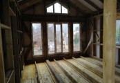 Фото со стройплощадок - Каркасный дом 8х9 м