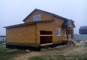 Фото со стройплощадок - Дом 7x9 м. с гаражом 4x7 м.