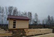 Фото со стройплощадок - Дом по проекту Д-63 и баня