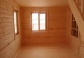 Фото со стройплощадок - Дом из бруса 4,5х8 м.