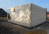 Фото со стройплощадок - Баня по проекту Б-10